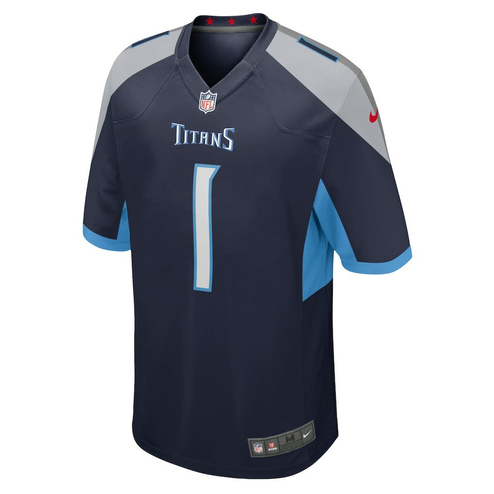 Number 1 Dad  Game Jersey - Tennessee Titans
