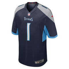 Number 1 Dad  Game Jersey - Tennessee Titans
