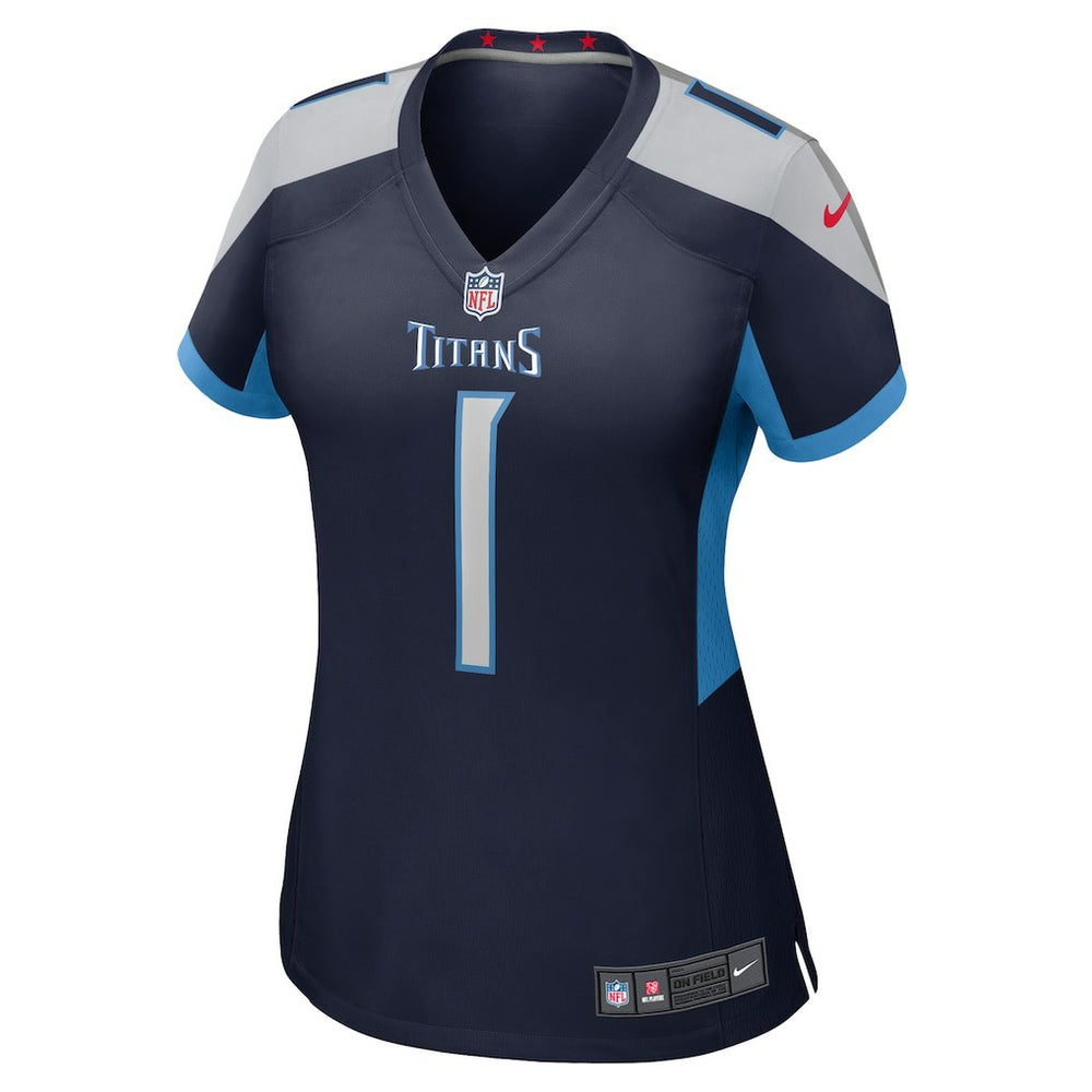 Number 1 Mom  Women's Game Jersey - Tennessee Titans