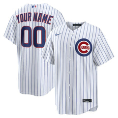 MLB Chicago Cubs Nike Home Replica Custom Jersey