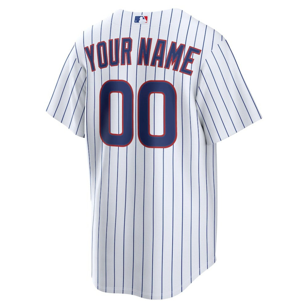 MLB Chicago Cubs Nike Home Replica Custom Jersey