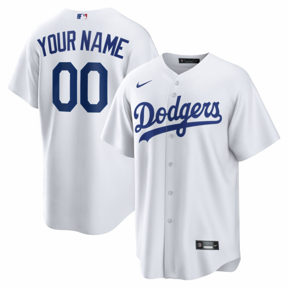 MLB Los Angeles Dodgers Nike Home Replica Custom Jersey
