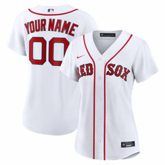 MLB Boston Red Sox Nike Women's Home Replica Custom Jersey
