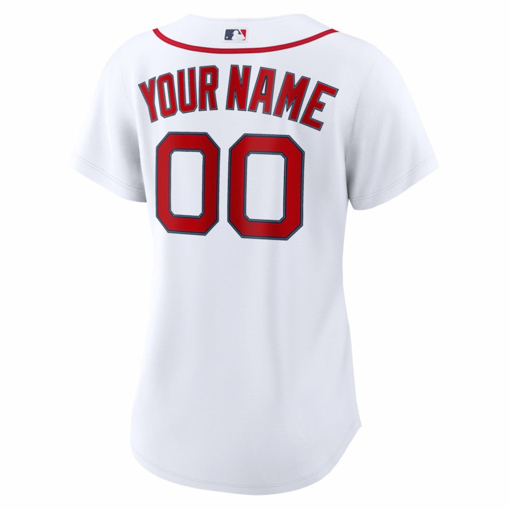 MLB Boston Red Sox Nike Women's Home Replica Custom Jersey