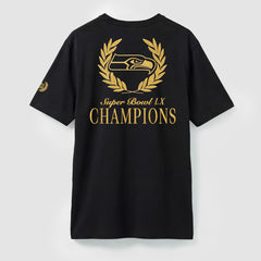 Super Bowl LX Champions USA 250 NFL Gold Standard T-Shirt - Seattle Seahawks