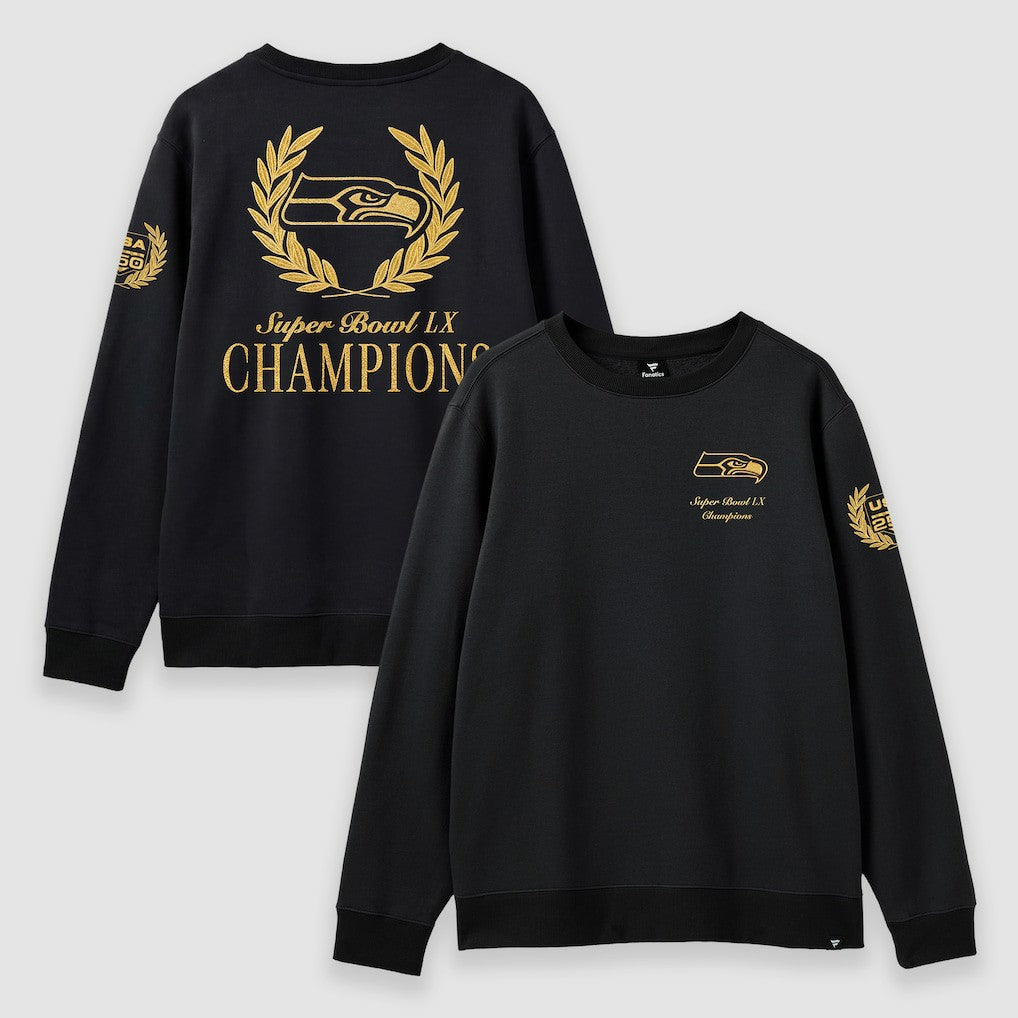 Super Bowl LX Champions USA 250 NFL Gold Standard Fleece Sweatshirt - Seattle Seahawks