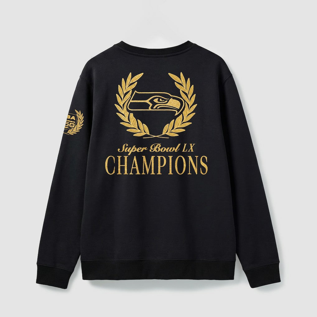 Super Bowl LX Champions USA 250 NFL Gold Standard Fleece Sweatshirt - Seattle Seahawks