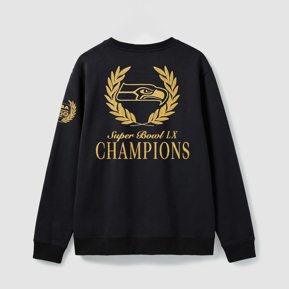 Super Bowl LX Champions USA 250 NFL Gold Standard Fleece Sweatshirt - Seattle Seahawks