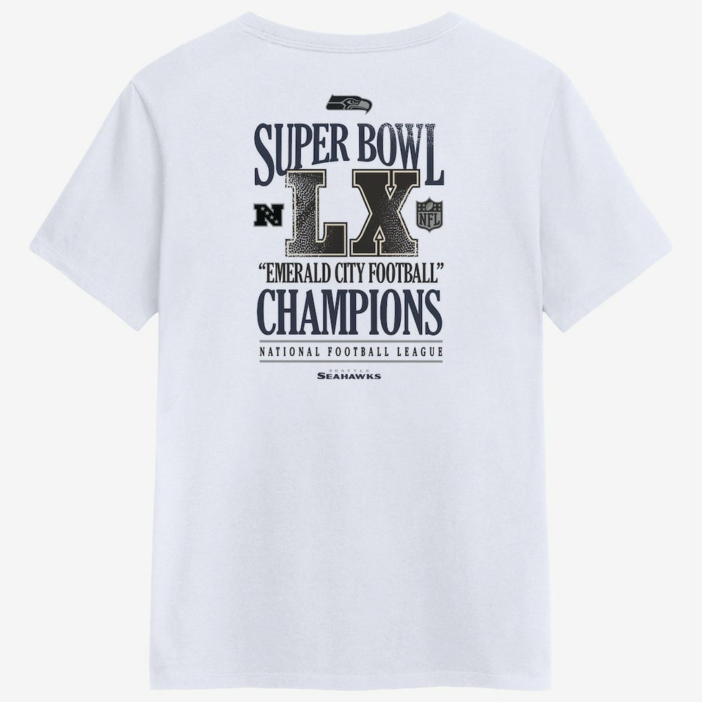 Women's Super Bowl LX Champions Long Ball T-Shirt - Seattle Seahawks