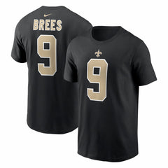 Drew Brees  Retired Player Name & Number T-Shirt - New Orleans Saints