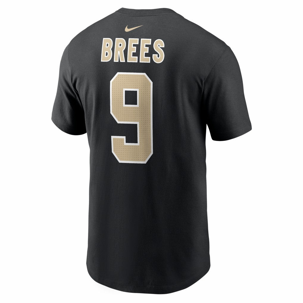 Drew Brees  Retired Player Name & Number T-Shirt - New Orleans Saints