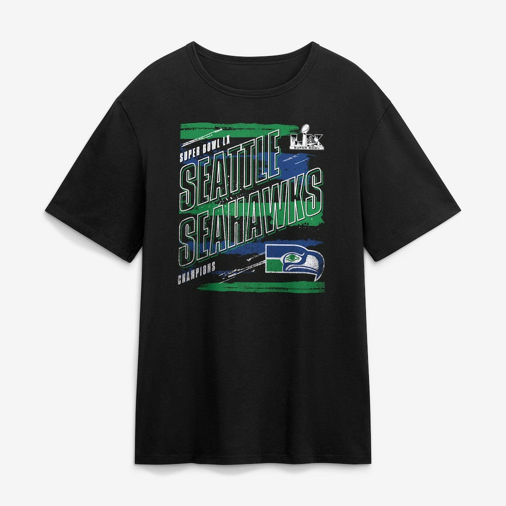 Super Bowl LX Champions Classic Stripes Legacy T-Shirt - Seattle Seahawks