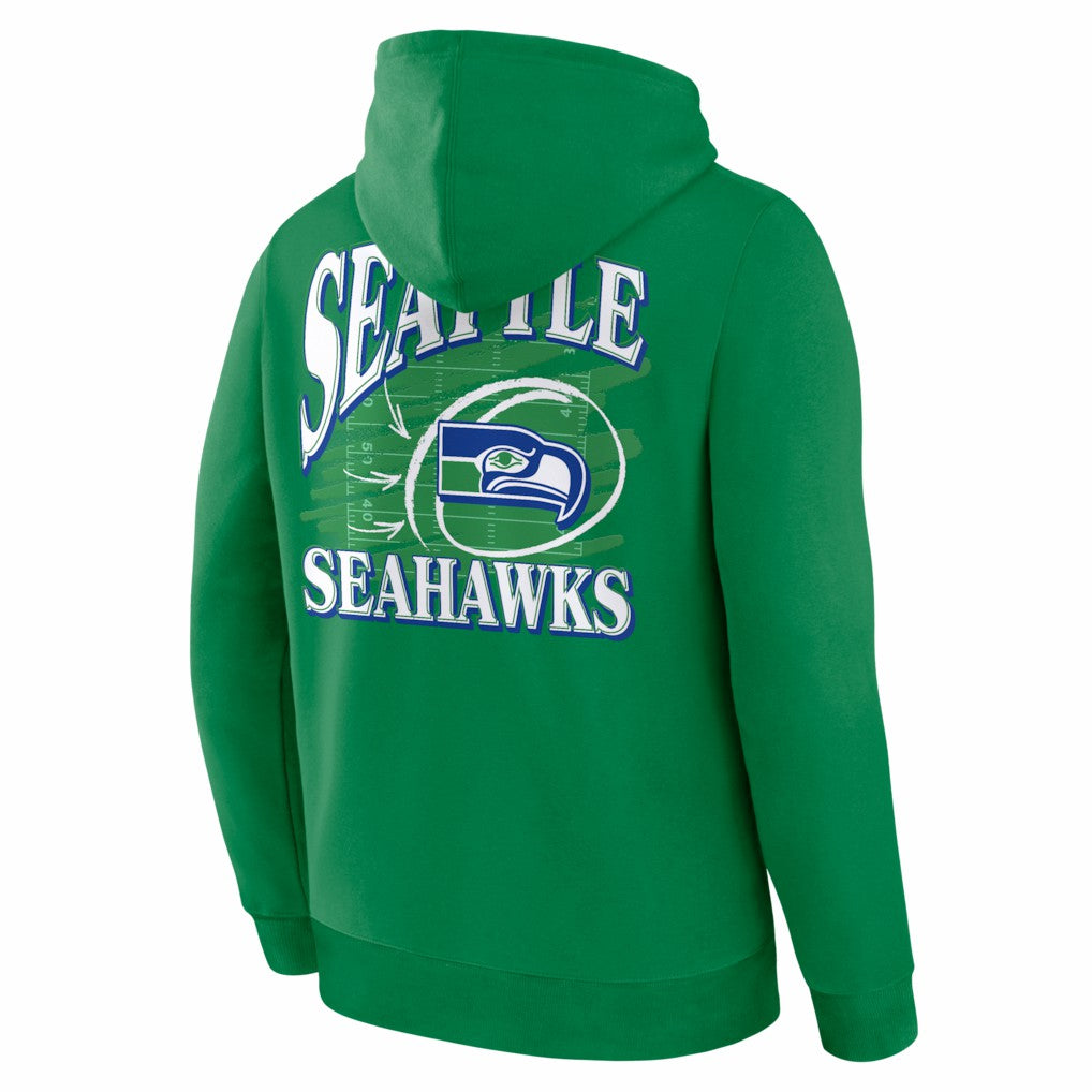 Classic Scribble Legacy Fleece Hoodie - Seattle Seahawks