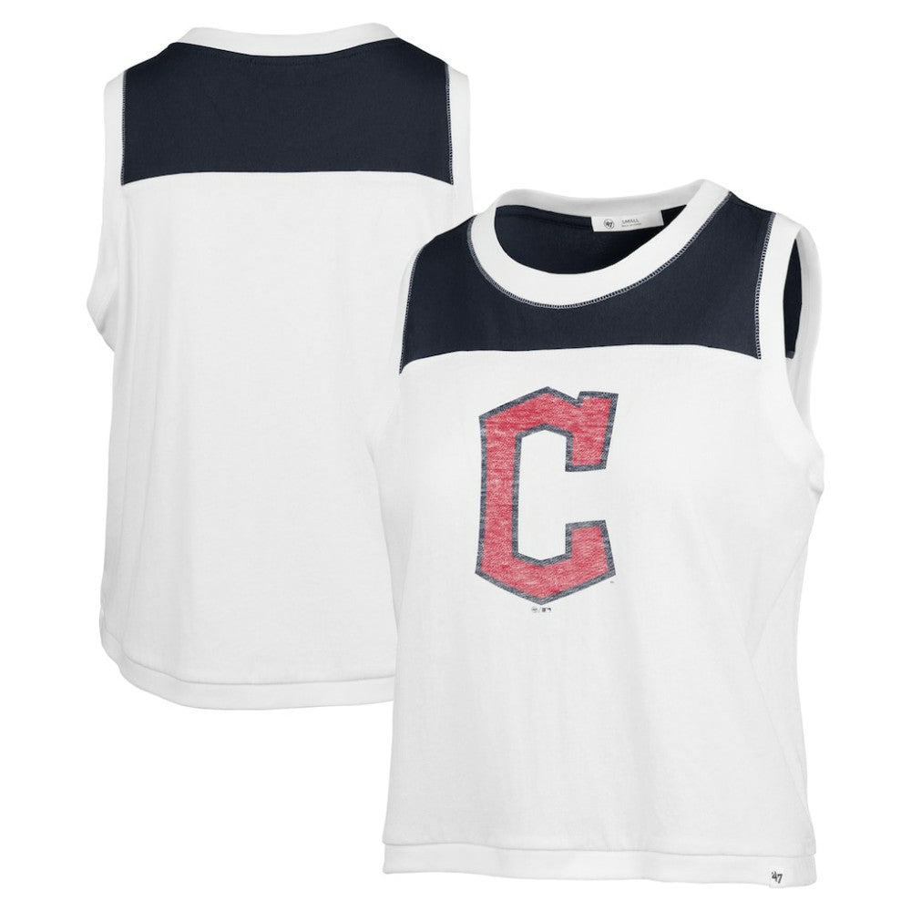 MLB Cleveland Guardians '47 Women's Premier Zoey Waist Length Tank Top