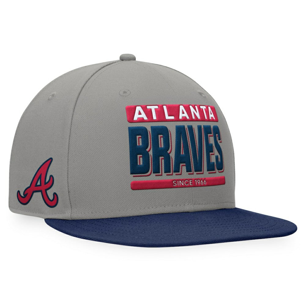 MLB Atlanta Braves Fanatics Line Drive Two-Tone Snapback Hat