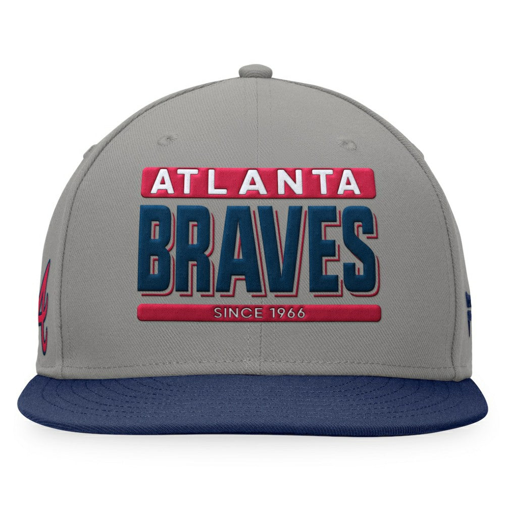 MLB Atlanta Braves Fanatics Line Drive Two-Tone Snapback Hat