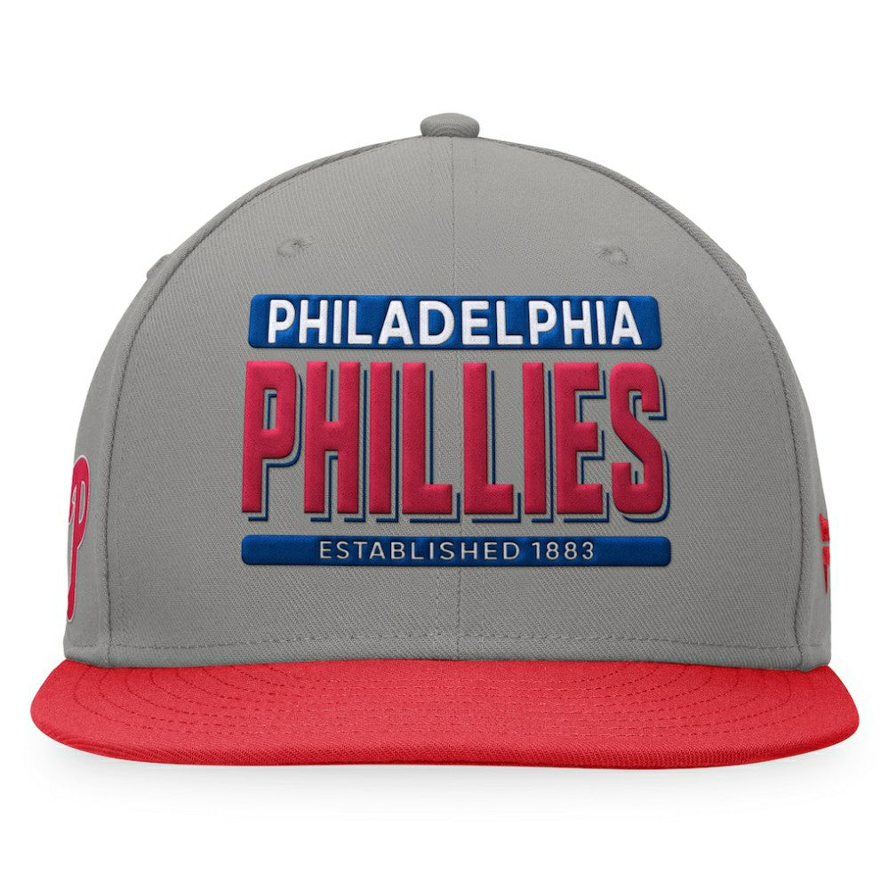 MLB Philadelphia Phillies Fanatics Line Drive Two-Tone Snapback Hat