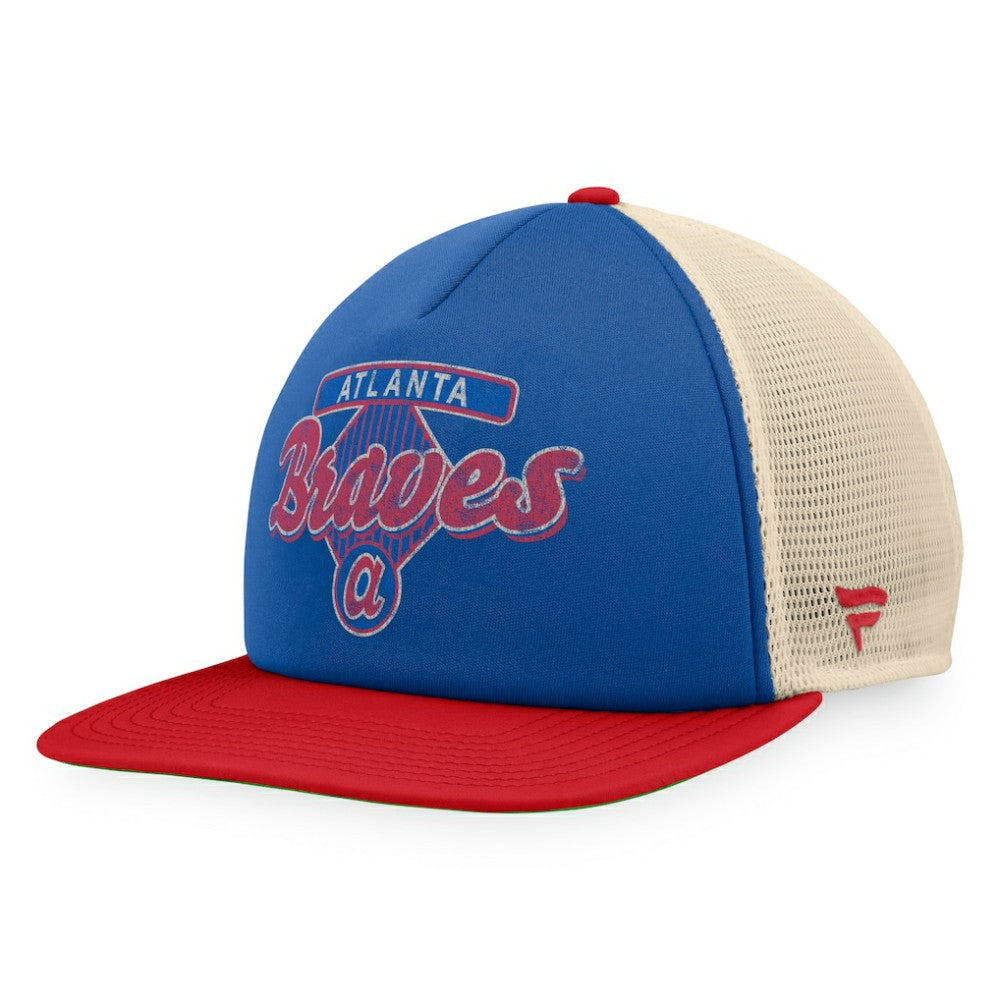 MLB Atlanta Braves Fanatics Cooperstown Collection Talley Foam Trucker Snapback Hat