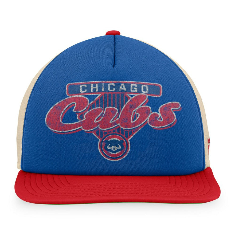 MLB Chicago Cubs Fanatics Cooperstown Collection Talley Foam Trucker Snapback Hat