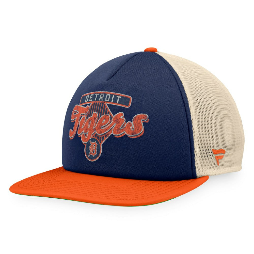 MLB Detroit Tigers Fanatics Cooperstown Collection Talley Foam Trucker Snapback Hat