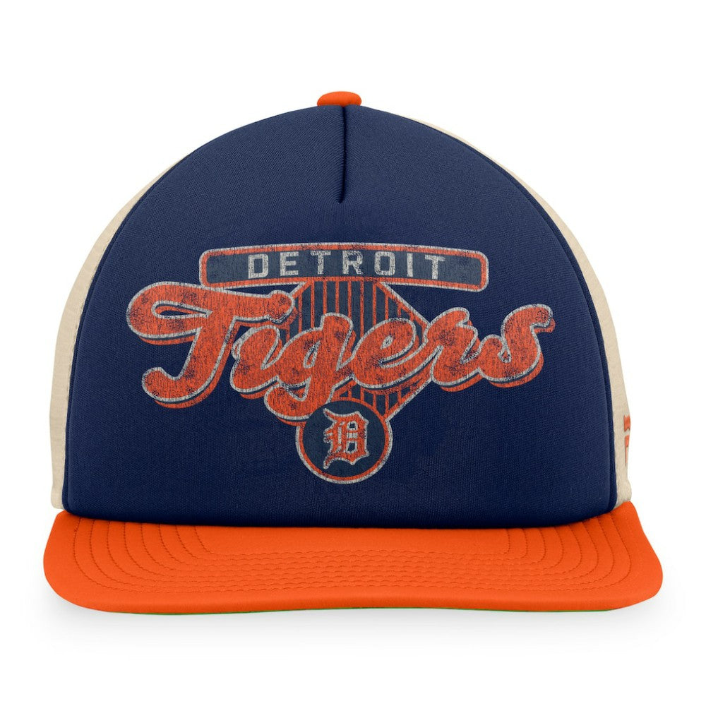 MLB Detroit Tigers Fanatics Cooperstown Collection Talley Foam Trucker Snapback Hat