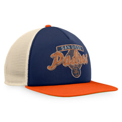 MLB San Diego Padres Fanatics Cooperstown Collection Talley Foam Trucker Snapback Hat