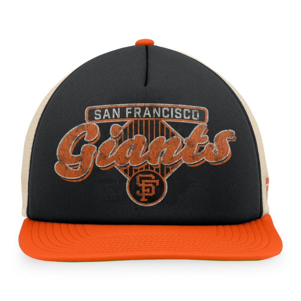 MLB San Francisco Giants Fanatics Cooperstown Collection Talley Foam Trucker Snapback Hat