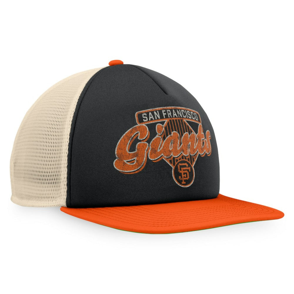 MLB San Francisco Giants Fanatics Cooperstown Collection Talley Foam Trucker Snapback Hat