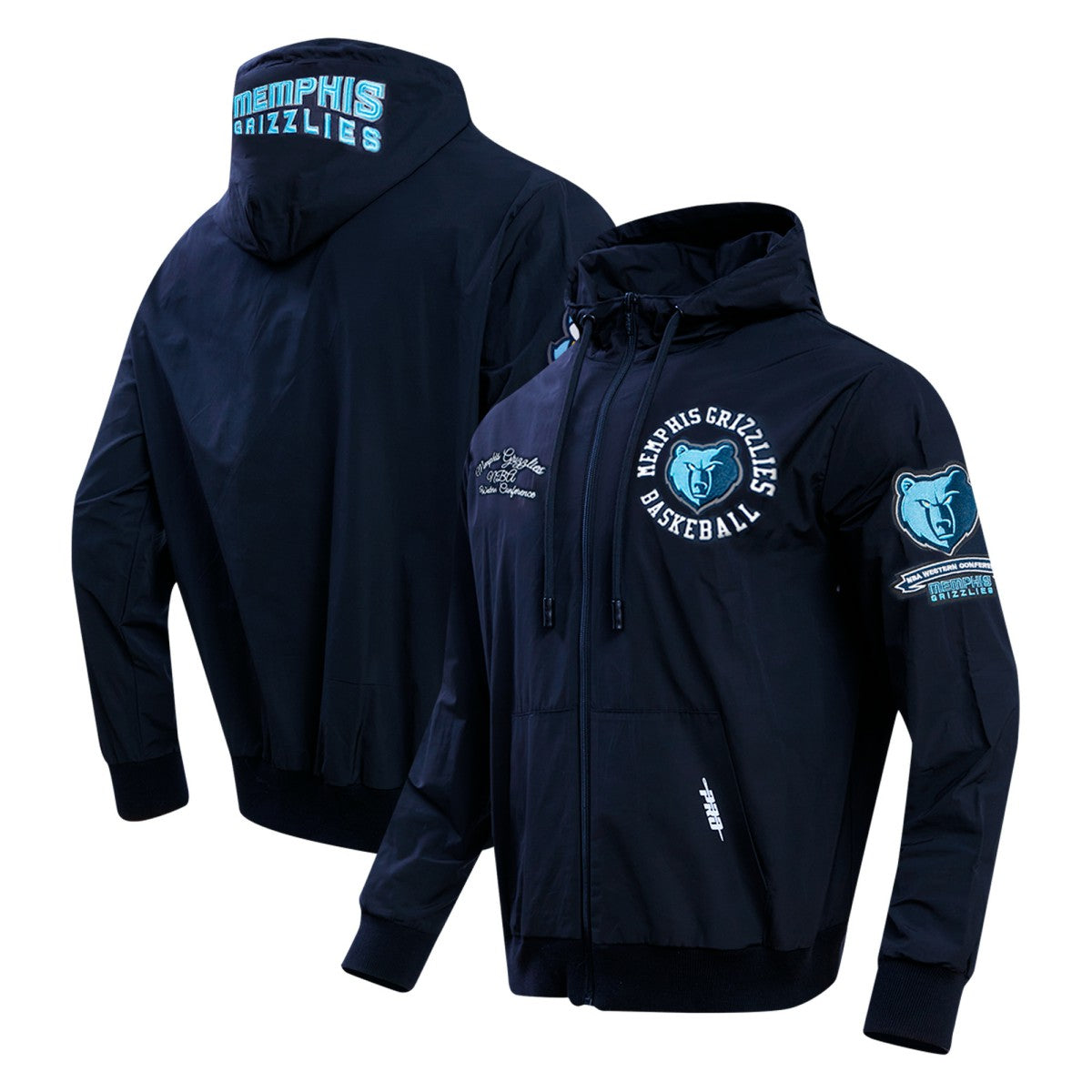NBA Memphis Grizzlies Pro Standard Hybrid Full-Zip Hoodie