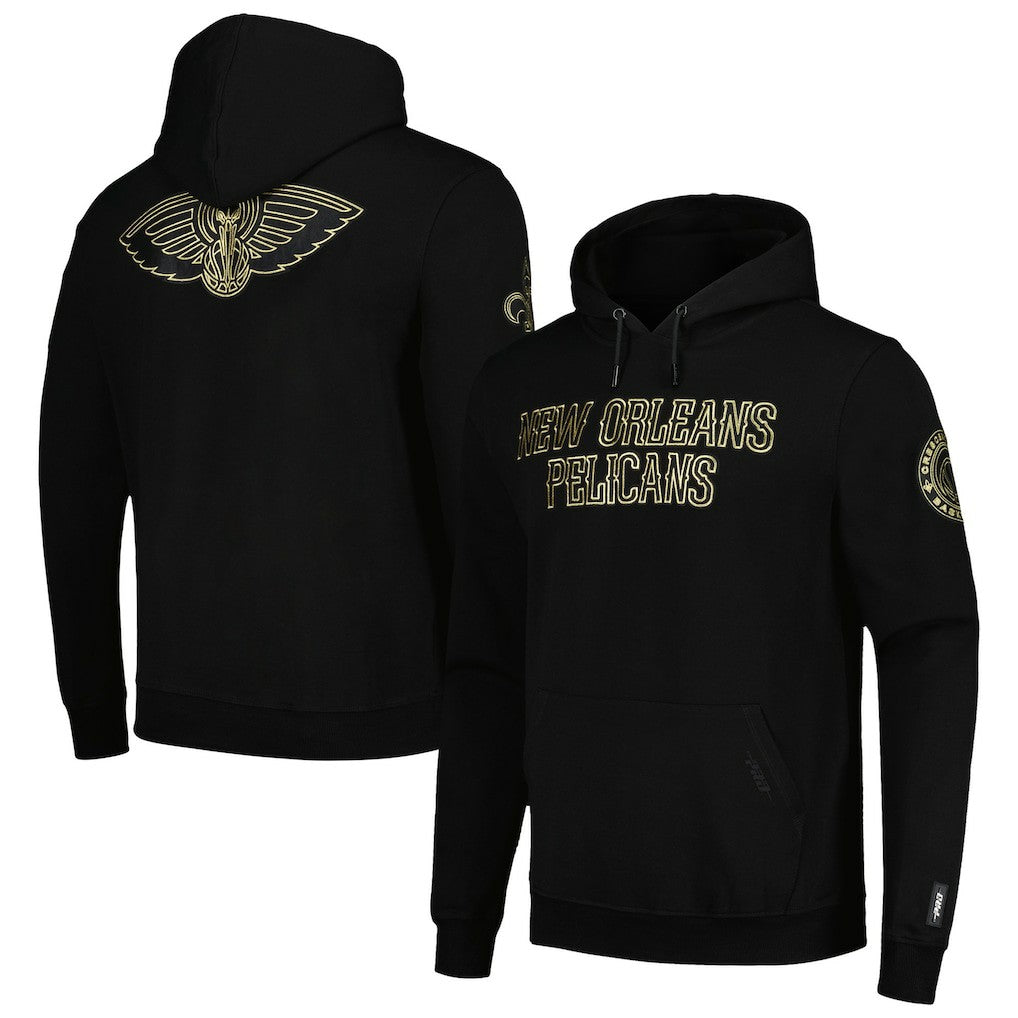 NBA New Orleans Pelicans Pro Standard Black & Gold Pullover Hoodie shop