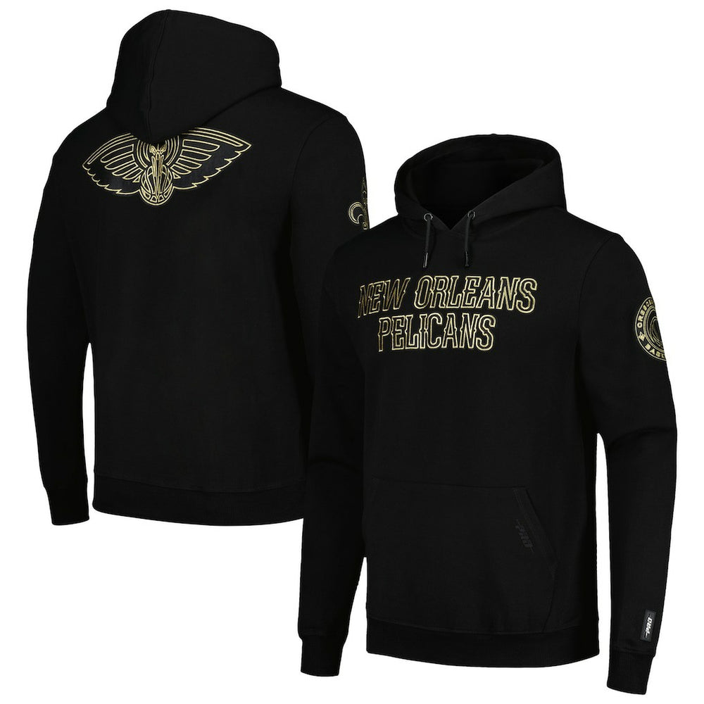 NBA New Orleans Pelicans Pro Standard Black & Gold Pullover Hoodie shop