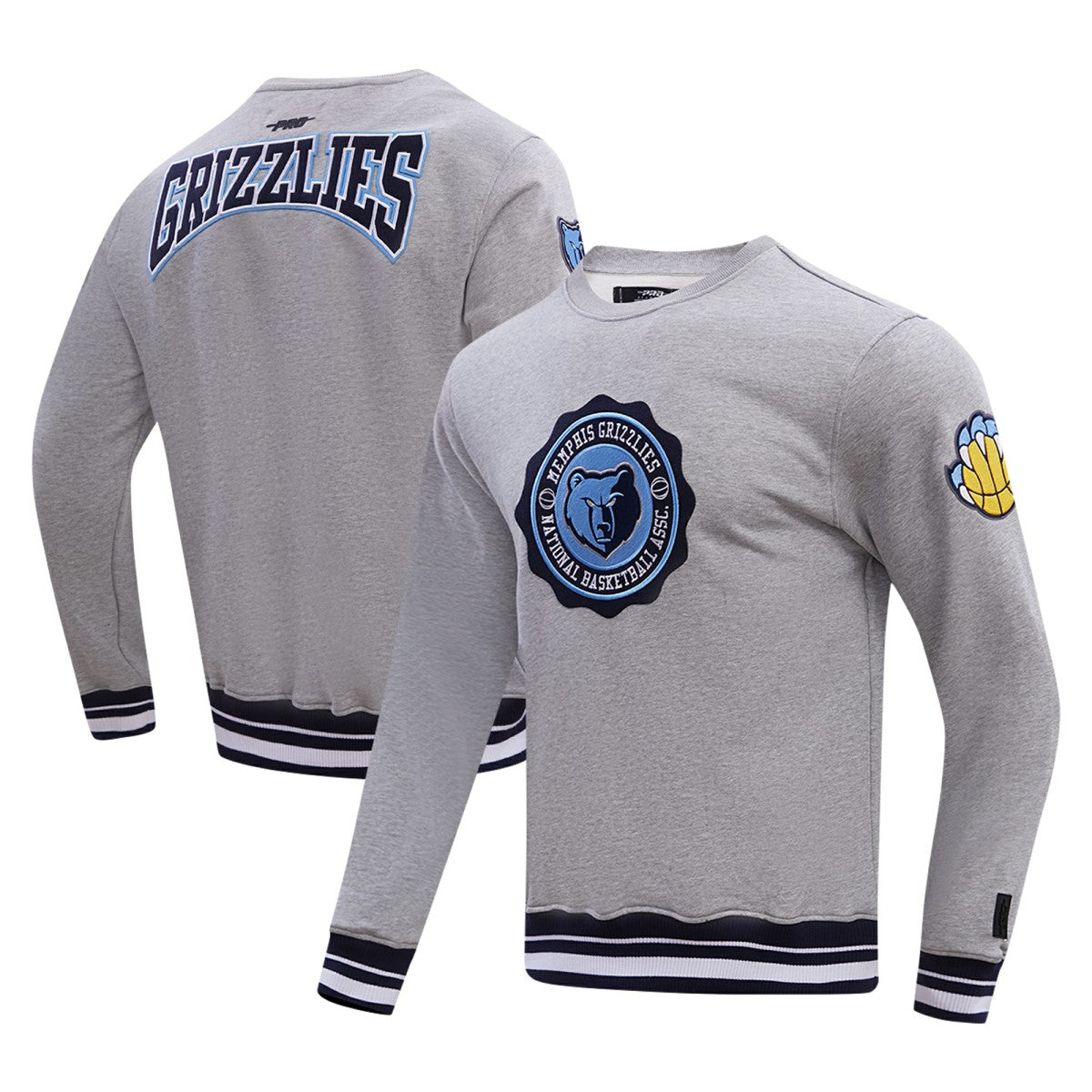 NBA Memphis Grizzlies Pro Standard Crest Emblem Pullover Sweatshirt