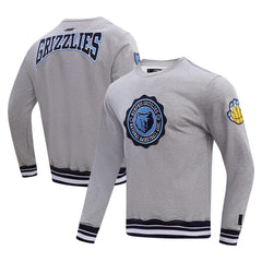 NBA Memphis Grizzlies Pro Standard Crest Emblem Pullover Sweatshirt
