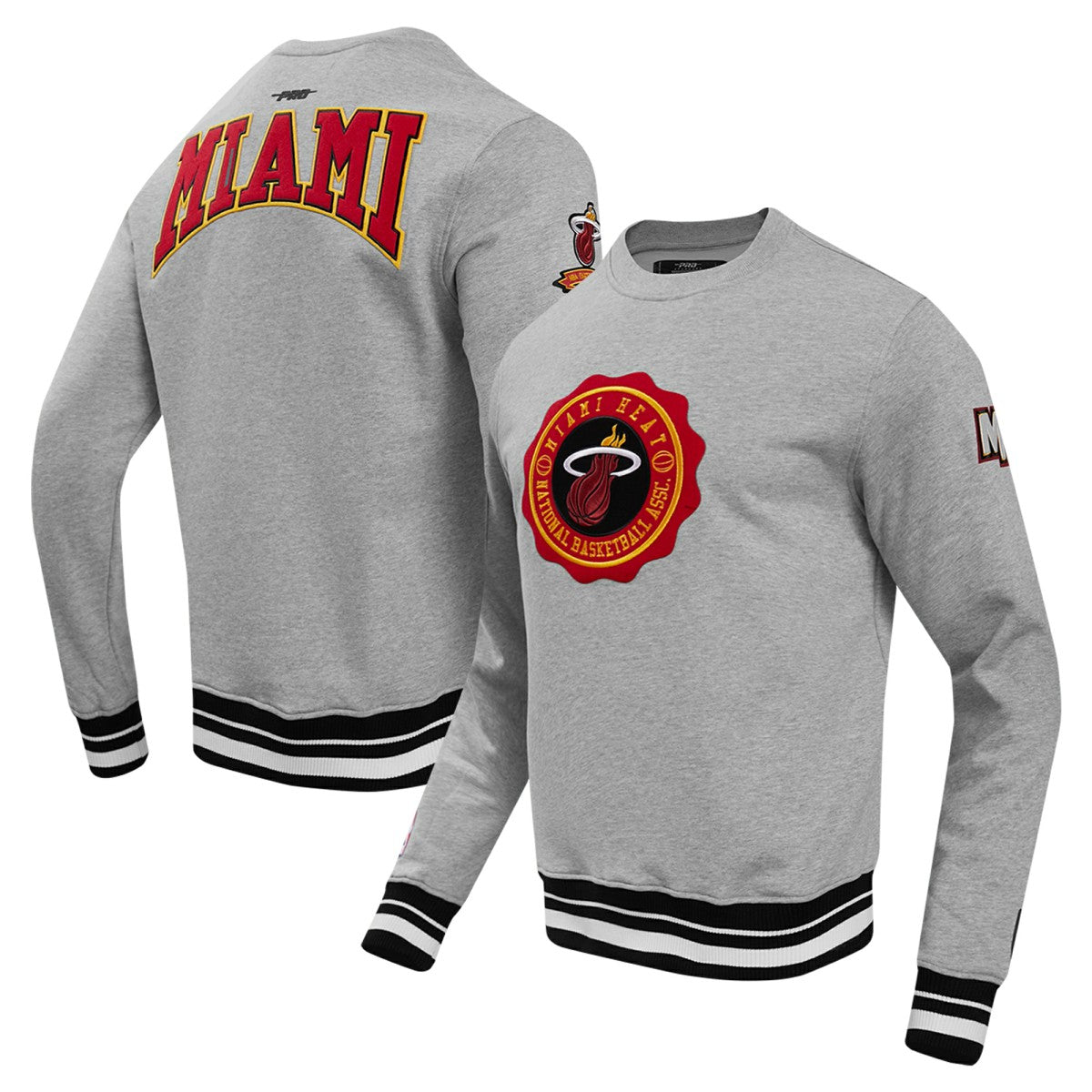 NBA Miami Heat Pro Standard Crest Emblem Pullover Sweatshirt