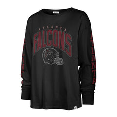 '47 Women's Tom Cat Lightweight Long Sleeve T-Shirt - Atlanta Falcons