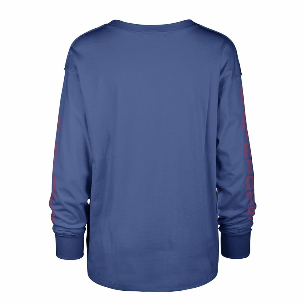 '47 Women's Tom Cat Lightweight Long Sleeve T-Shirt - New England Patriots
