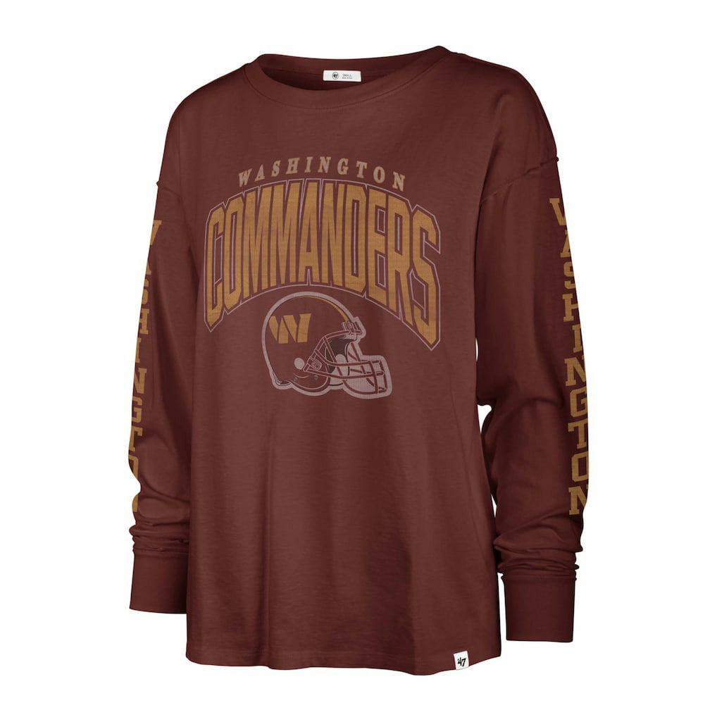 '47 Women's Tom Cat Lightweight Long Sleeve T-Shirt - Washington Commanders