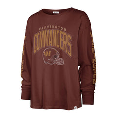 '47 Women's Tom Cat Lightweight Long Sleeve T-Shirt - Washington Commanders