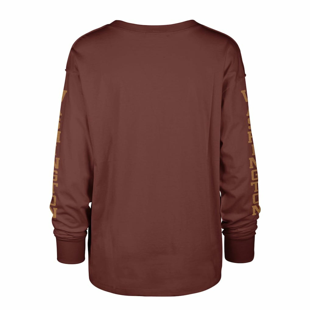'47 Women's Tom Cat Lightweight Long Sleeve T-Shirt - Washington Commanders