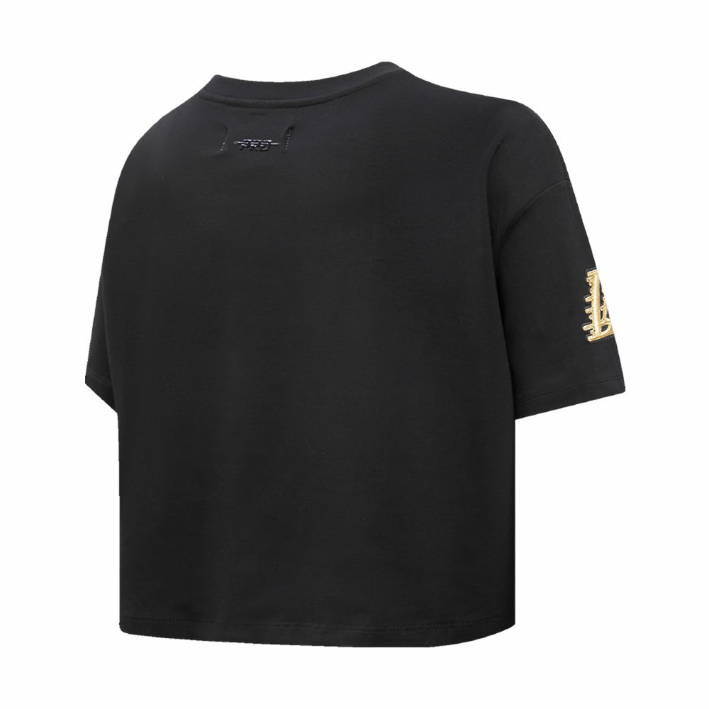 NBA Los Angeles Lakers Pro Standard Women's Holiday Glam Boxy T-Shirt