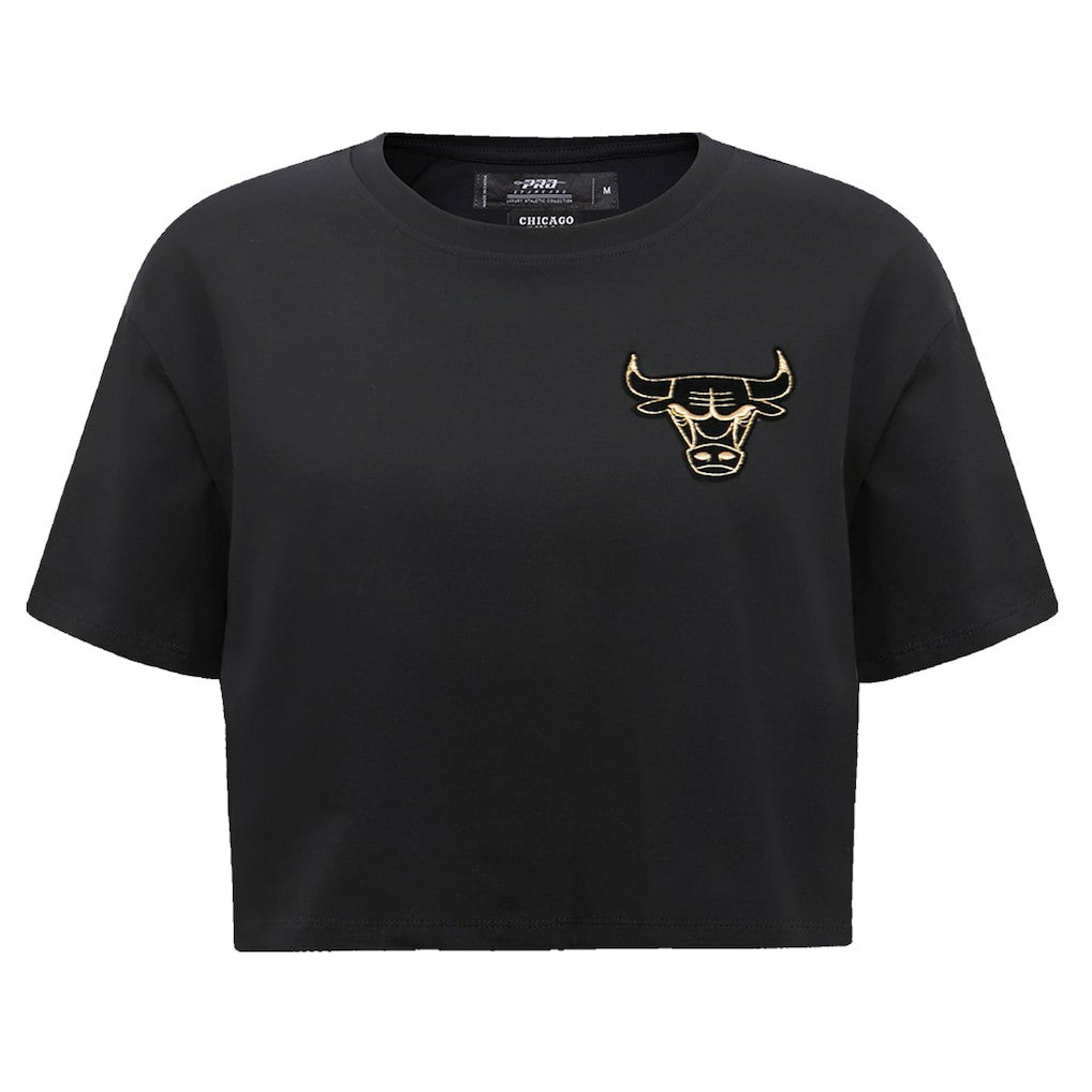 NBA Chicago Bulls Pro Standard Women's Holiday Glam Boxy T-Shirt sale