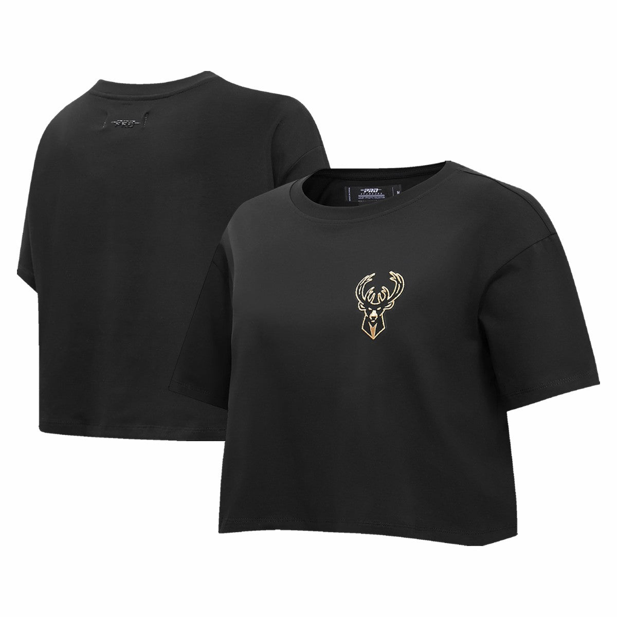 NBA Milwaukee Bucks Pro Standard Women's Holiday Glam Boxy T-Shirt