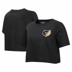 NBA Memphis Grizzlies Pro Standard Women's Holiday Glam Boxy T-Shirt