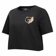 NBA Memphis Grizzlies Pro Standard Women's Holiday Glam Boxy T-Shirt