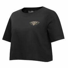 NBA New Orleans Pelicans Pro Standard Women's Holiday Glam Boxy T-Shirt