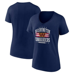 Women's Americana V-Neck T-Shirt - Washington Commanders