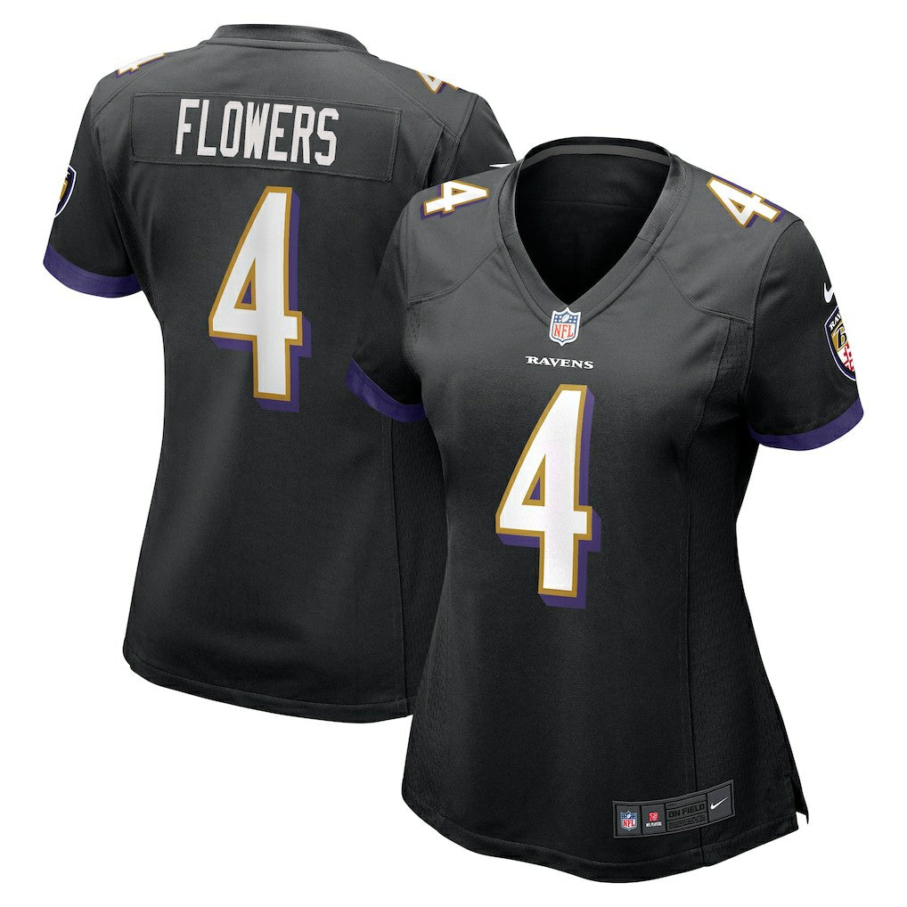 Zay Flowers  Women's Alternate Game Jersey - Baltimore Ravens