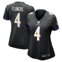 Zay Flowers  Women's Alternate Game Jersey - Baltimore Ravens