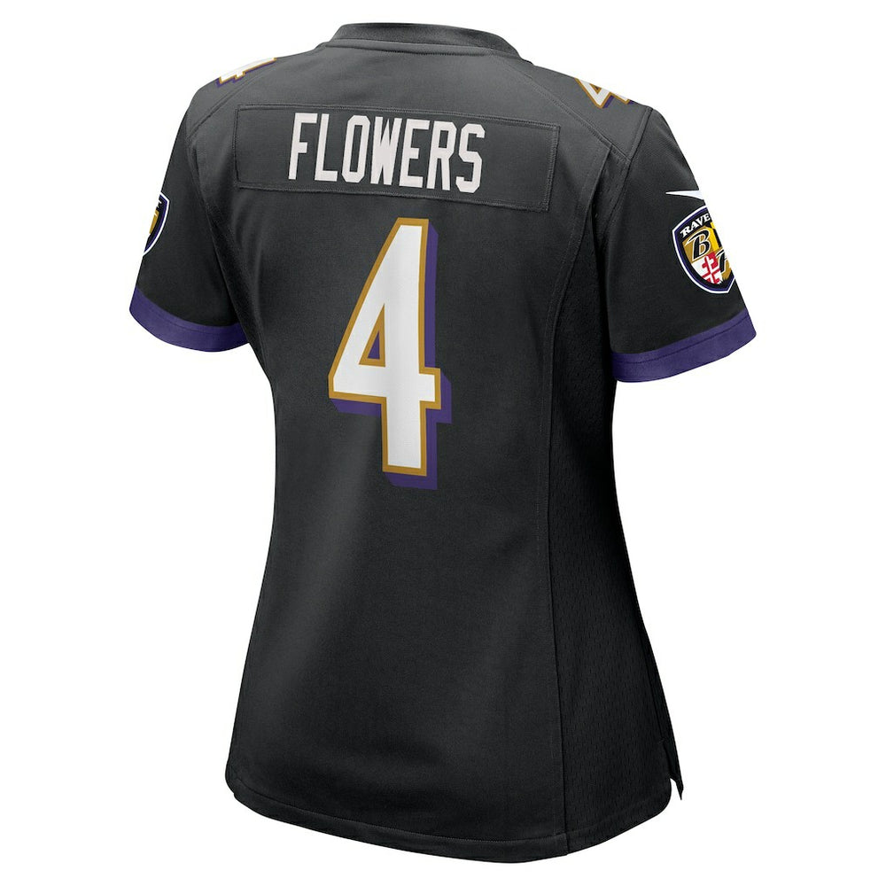 Zay Flowers  Women's Alternate Game Jersey - Baltimore Ravens