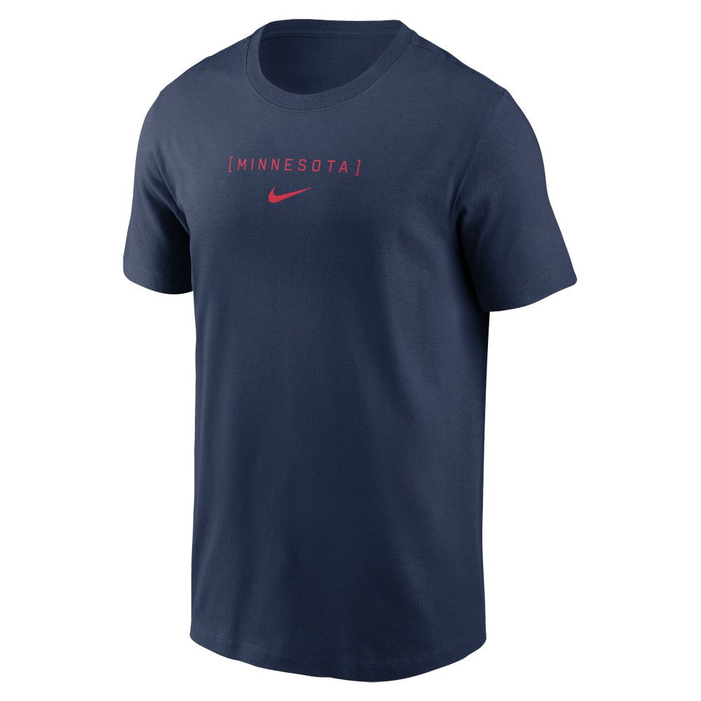 MLB Minnesota Twins Nike Large Logo Back Stack T-Shirt